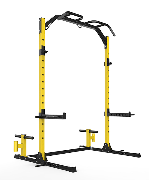 Squat rack with pull up bar