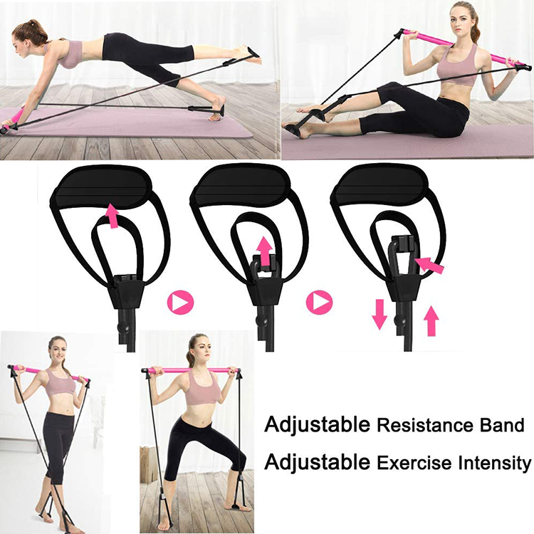 Stick features 2 pieces nature latex resistance bands that can be stretched to 6 times its length without breaking.