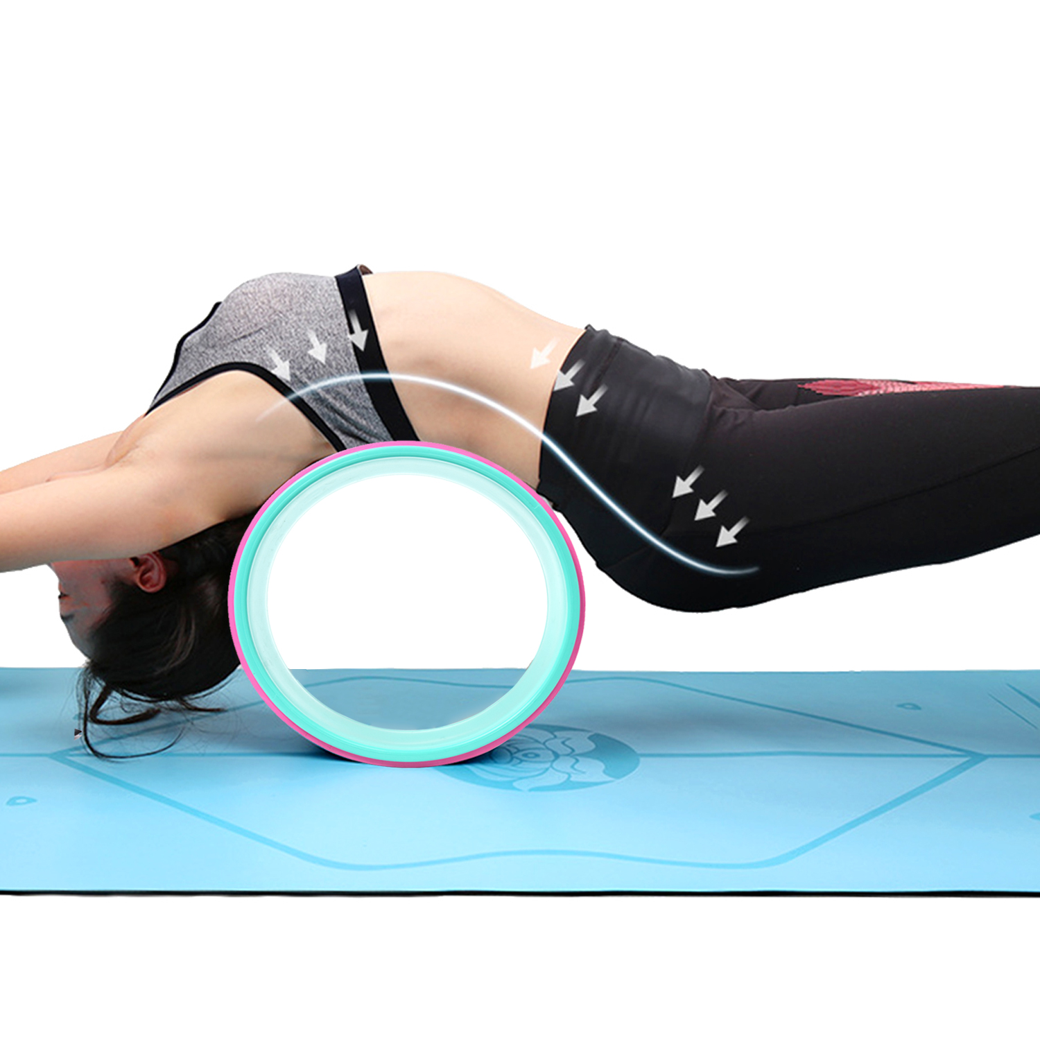 manufaturer STRENGTHENS MUSCLES ALONG THE SPINE & IMPROVES POSTURE The UpCircleSeven 12 Inch Back Wheel strengthens and massages core and back muscles around the discs that surround your spine