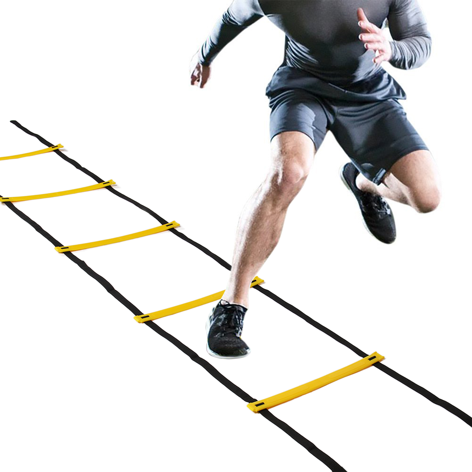 INCLUDE A CARRY BAG You can easily stash these agility ladder in carry bag to train anytime and anywhere that you want. Our agility training equipment are great for kids, athletes, and beneficial for older adults to workout, maintain balance and mobility.