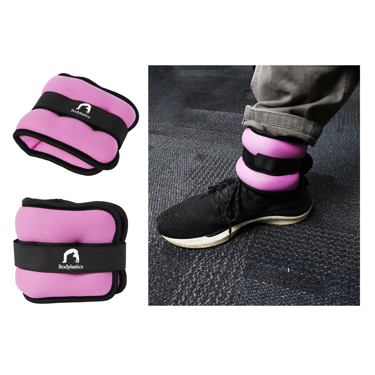 DURABLE LEG WEIGHTS FOR WOMEN & MEN Made with durable, moisture-wicking material, this set of ankle leg weights will hold up to frequent use over time, with solid and reinforced rows of stitching to keep sand from leaking out. There's no need to spend money on pricey gym memberships or expensive exercise machines.