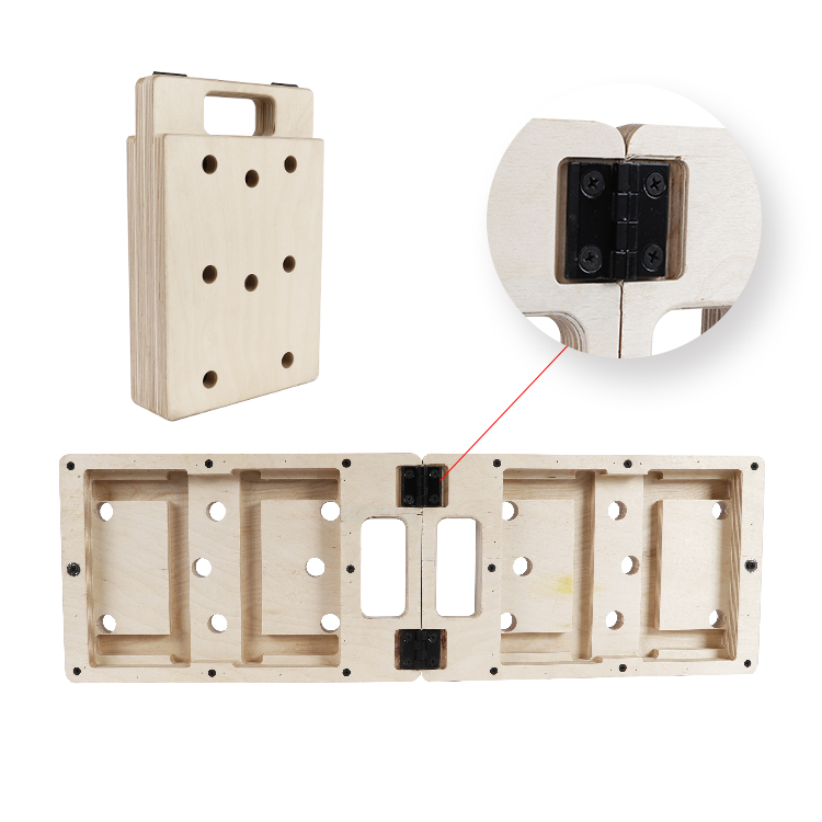 Easy to Mount The board comes with mounting screws and expansion tubes. It is very easy to install and use. The total package is quite compact and fits nicely above most doorframes. Dimensions: 21.3" x 5.9" x1.8" ( 54 cm x 15 cm x 4.5 cm)