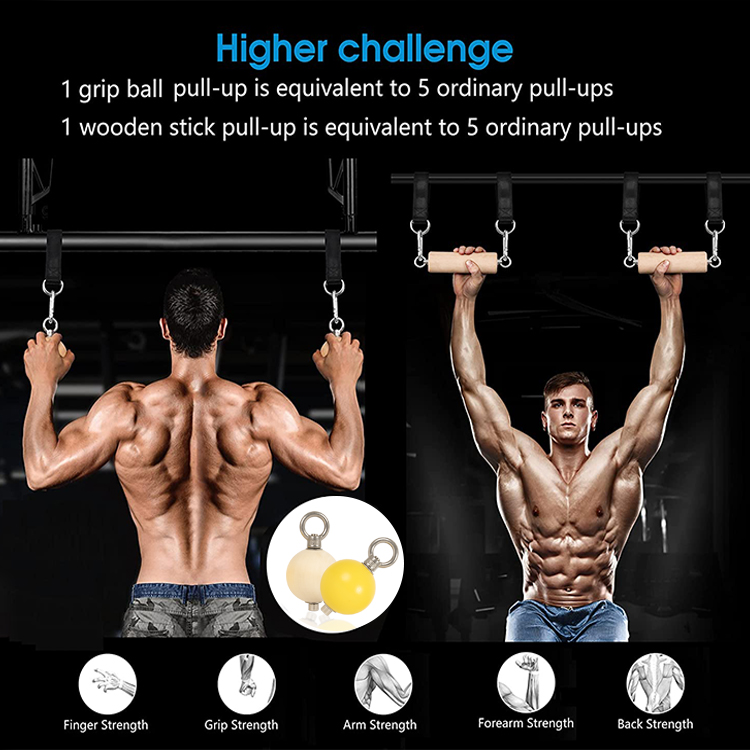 wholesale Wooden Climbing Pull Up Power Ball -ProCircle Technology