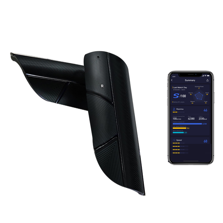 Shin guards with wearable technology