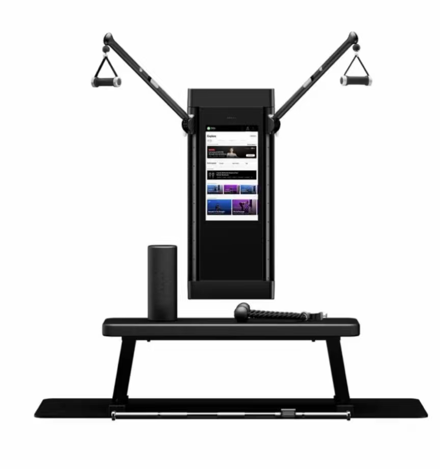 The patented digital weight system performs thousands of calculations per second, utilizing magnets and electricity to provide a smooth weight lifting experience. By eliminating traditional metal weights, 200 pounds of resistance can be provided in a device smaller than a flat screen TV.