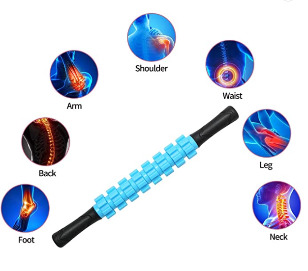 Roller grooves for more effective tissue massage