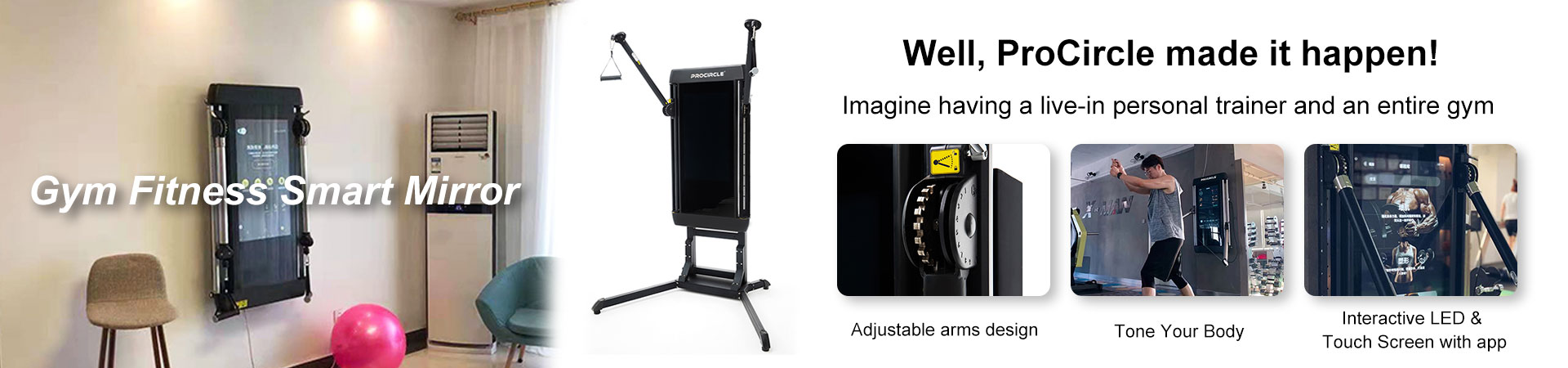 GYM fitness mirror